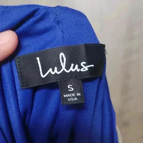 LULUS Halter Neck Floral Print Sleeveless Mini Dress Size S - Picture 10 of 10